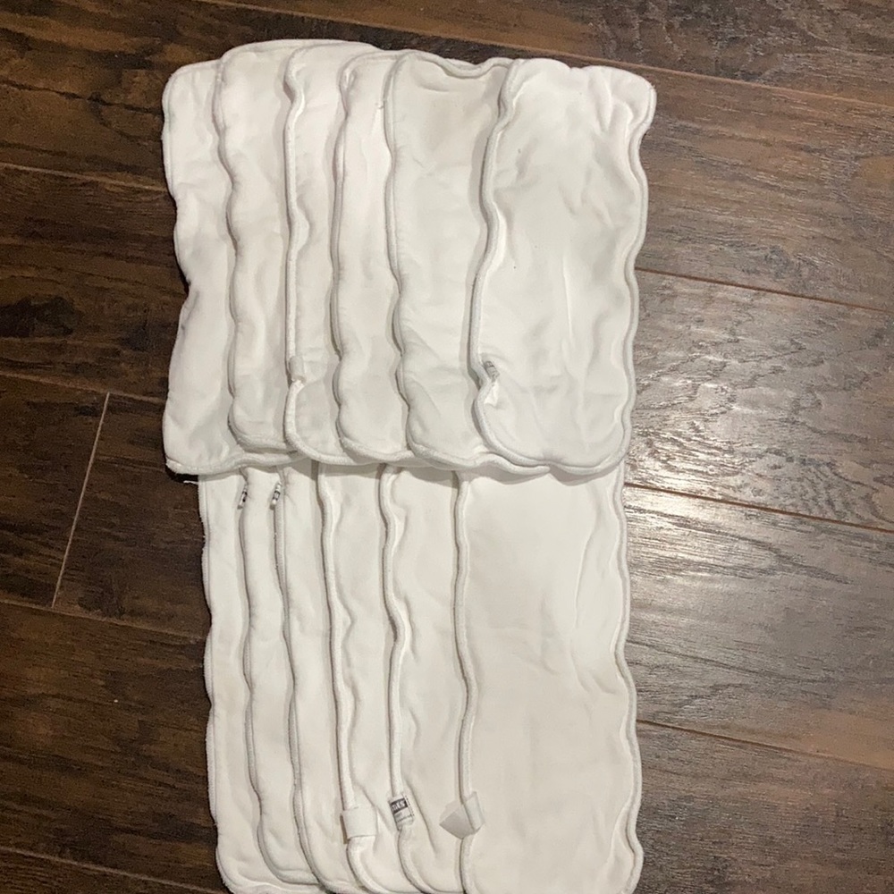 12 Thirsties hemp inserts, sz Large